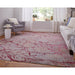 Feizy Pryor 39NEF Modern Abstract in Pink/Gray/Taupe