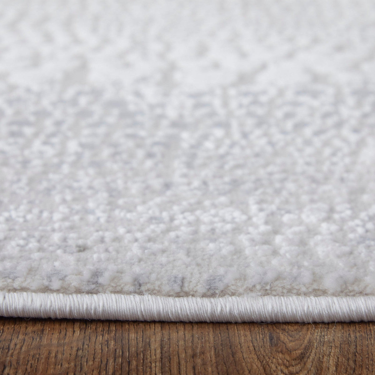 Feizy Prasad 39N8F Modern Distressed in Ivory/Silver/Gray