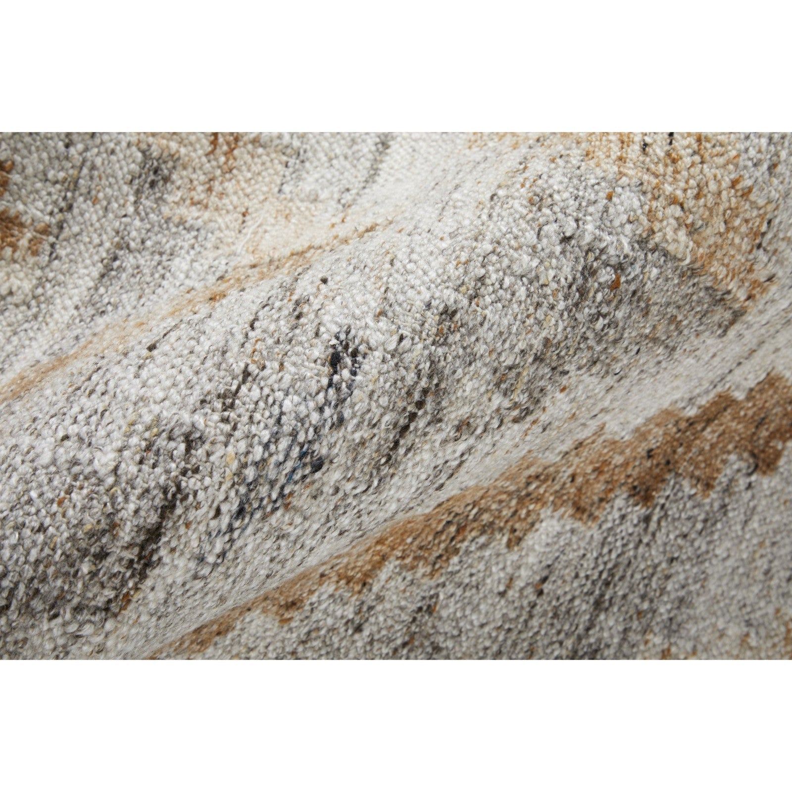 Feizy Beckett 0724F Transitional Geometric in Ivory/Gray/Tan