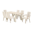Michael Amini Lotus Bay Narrow Rectangular Dining Table - Sand