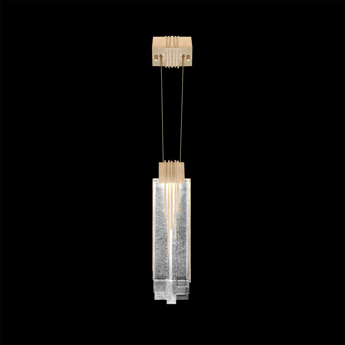 Fine Art Arpeggio 4.5"W Square Pendant