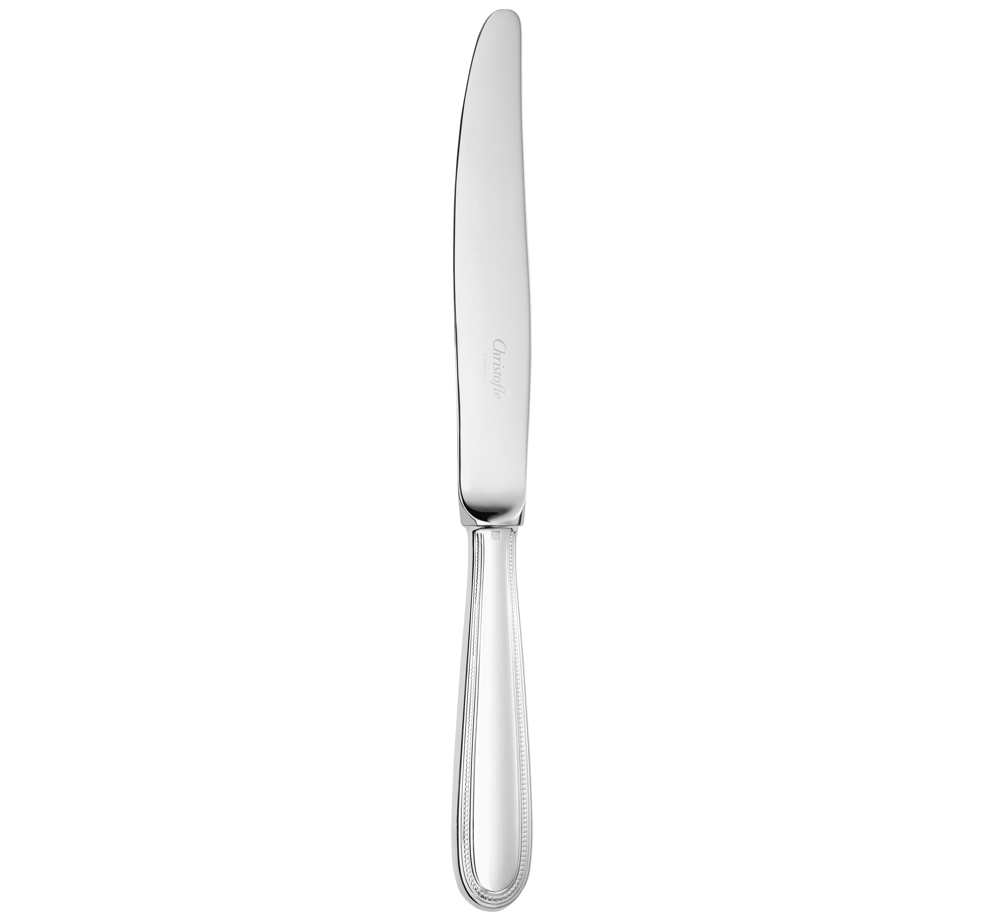 Christofle Perles Silver Plated Standard Dinner Knife