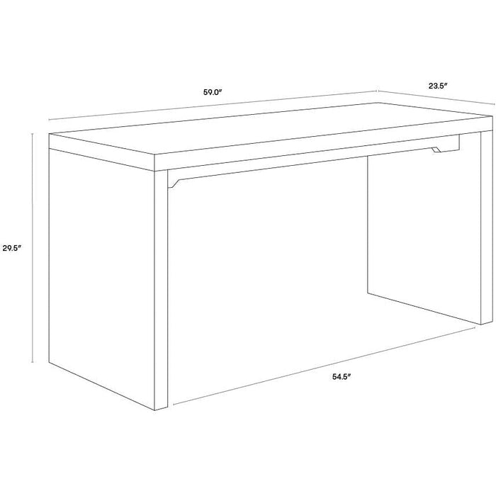 Sunpan Madrid Desk