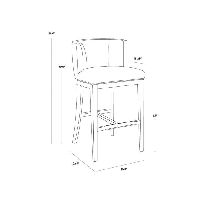 Sunpan Hayden Barstool