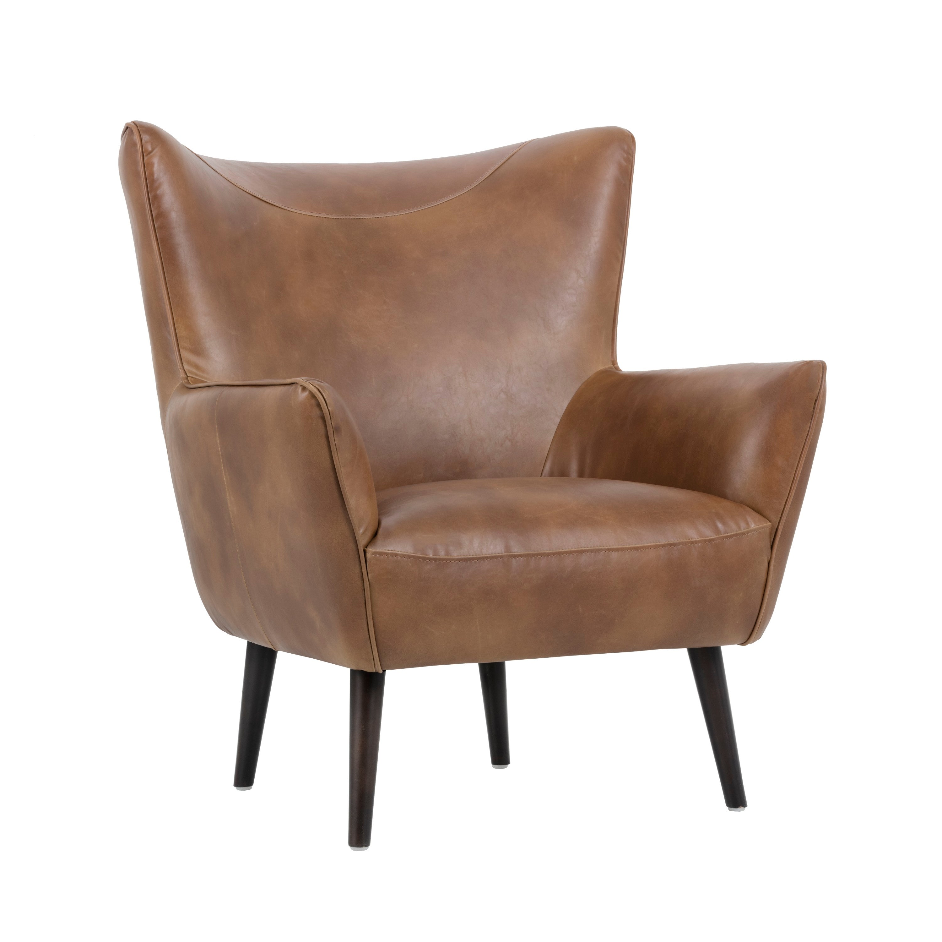 Sunpan Luther Lounge Chair - Tobacco Tan