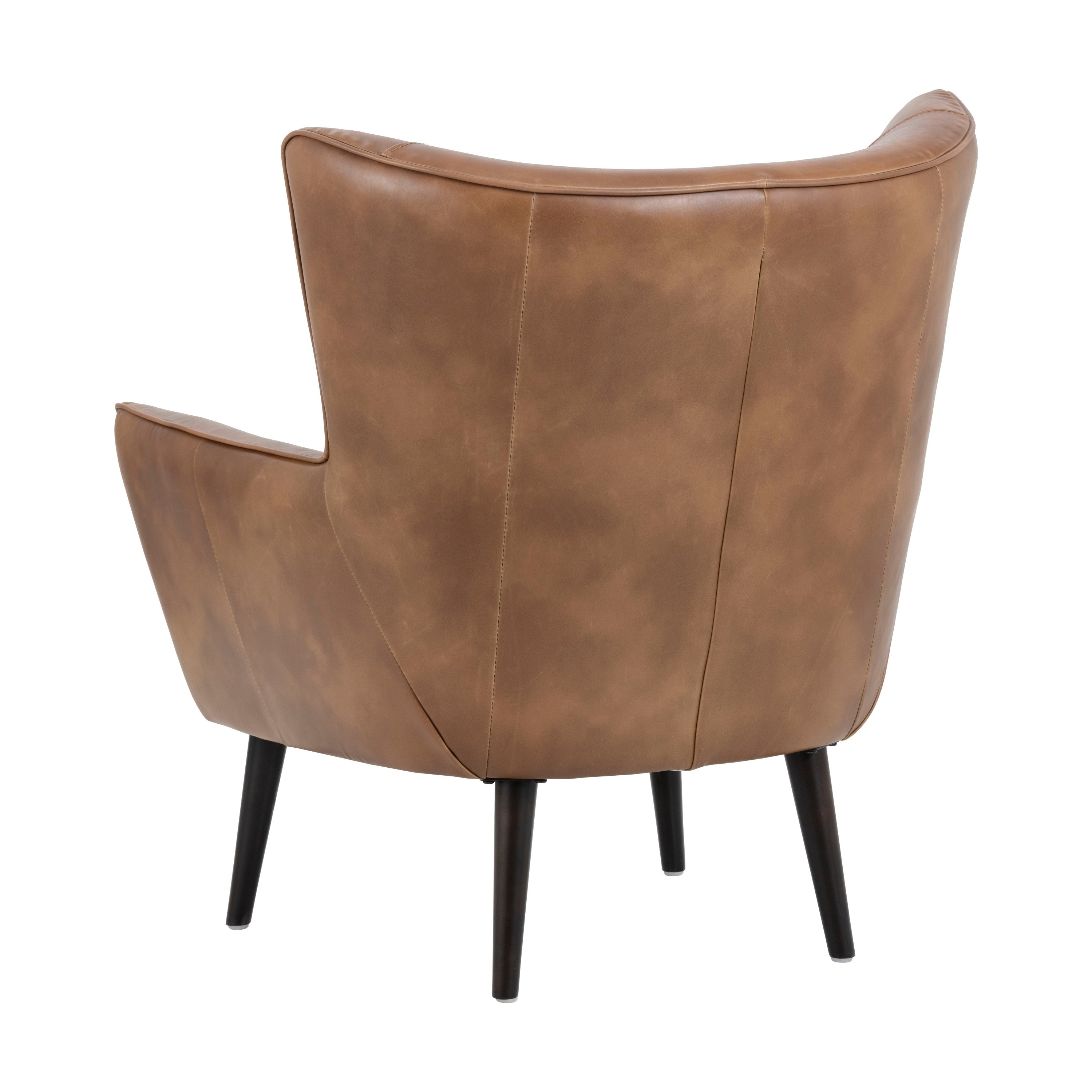 Sunpan Luther Lounge Chair - Tobacco Tan