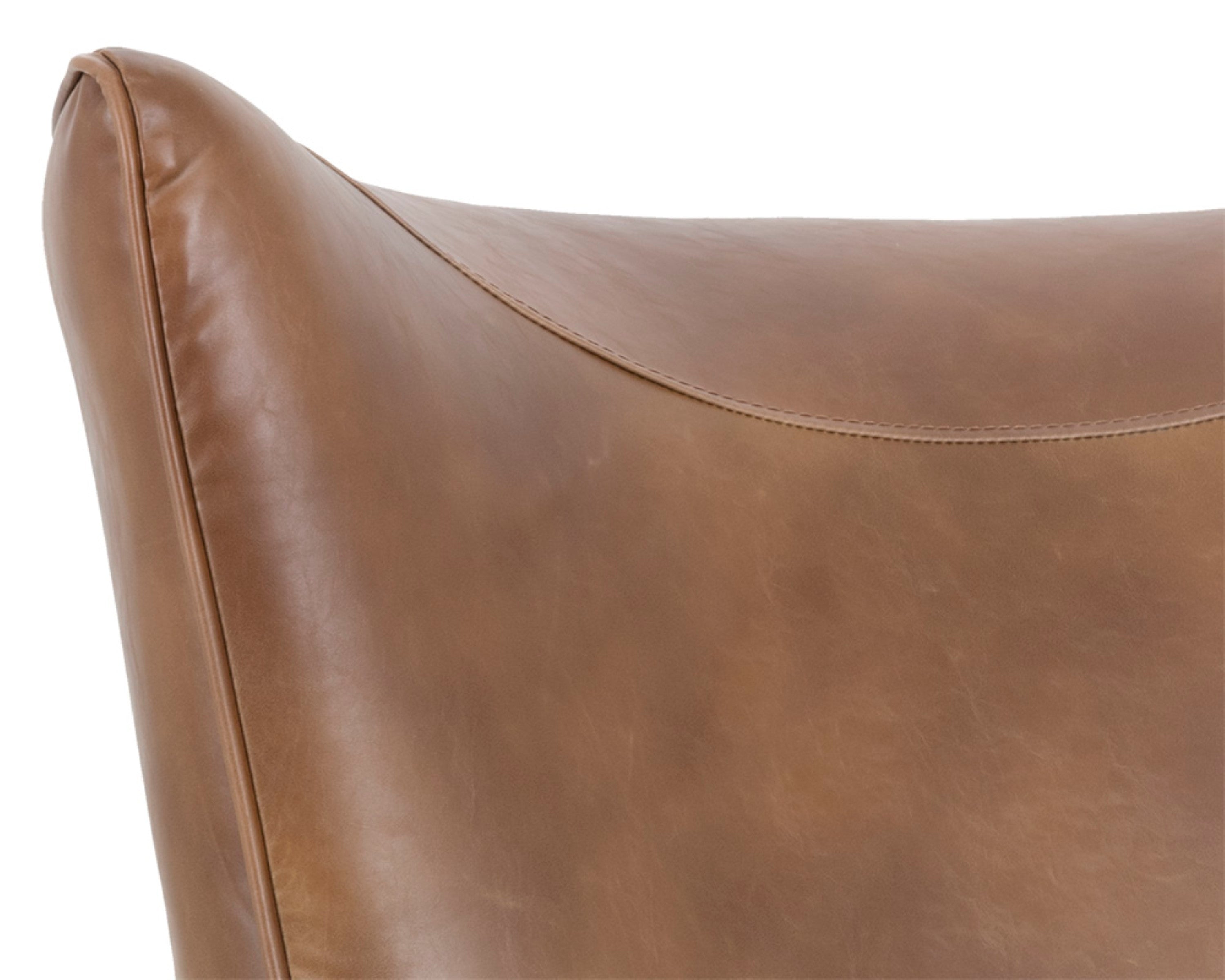 Sunpan Luther Lounge Chair - Tobacco Tan