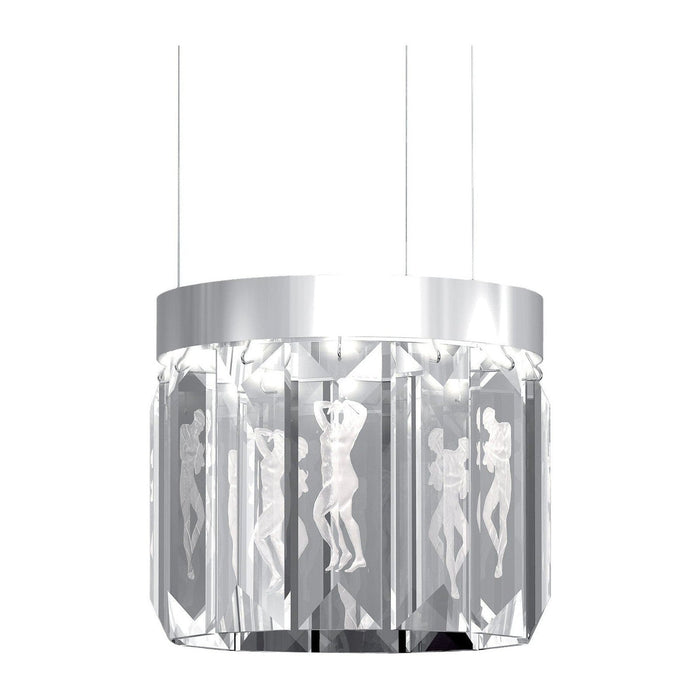 Lalique Serene 12 Prisms Chandelier Circular