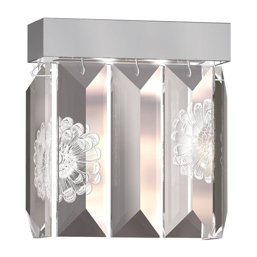 Lalique Serene 5 Prisms Dahlia Wall Sconce Rectangular