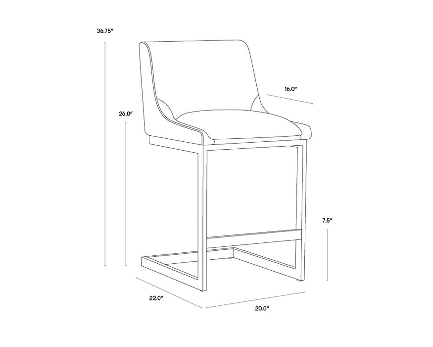 Sunpan Holly Counter Stool