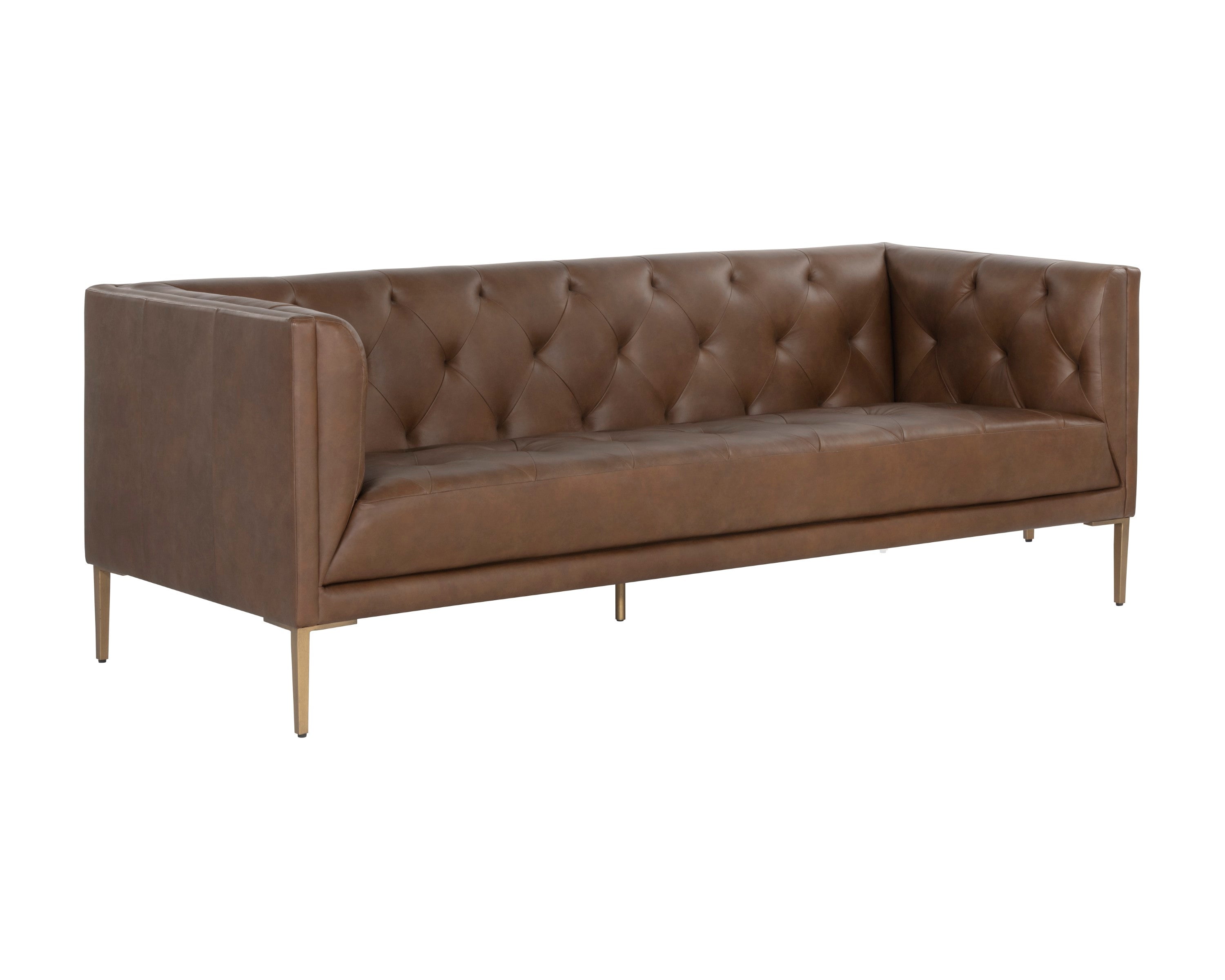 Sunpan Westin Sofa - Vintage Caramel Leather