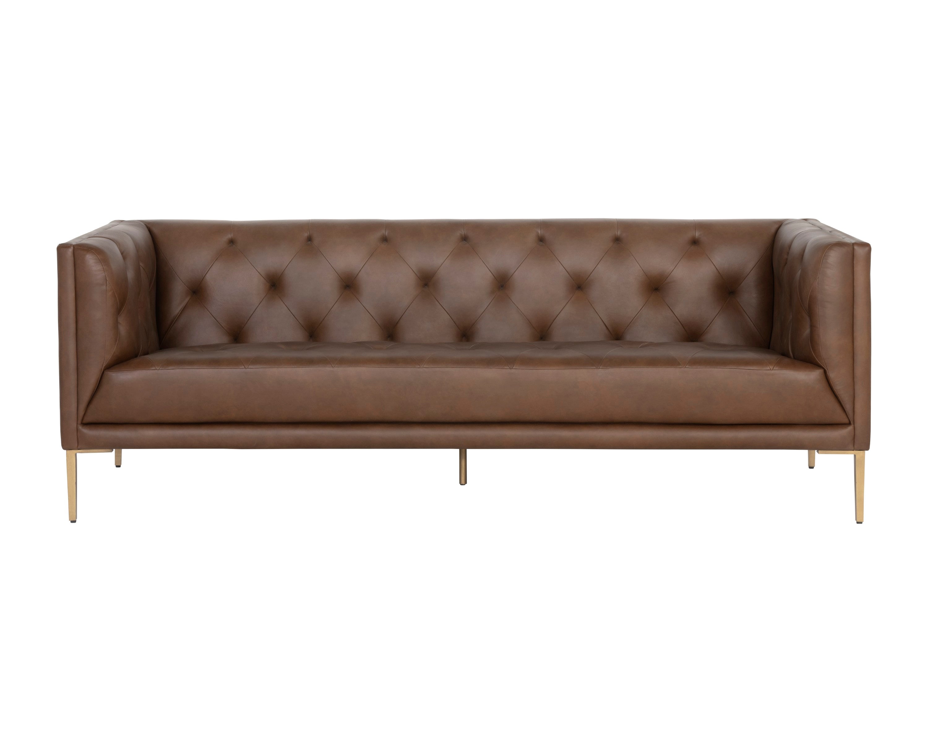 Sunpan Westin Sofa - Vintage Caramel Leather