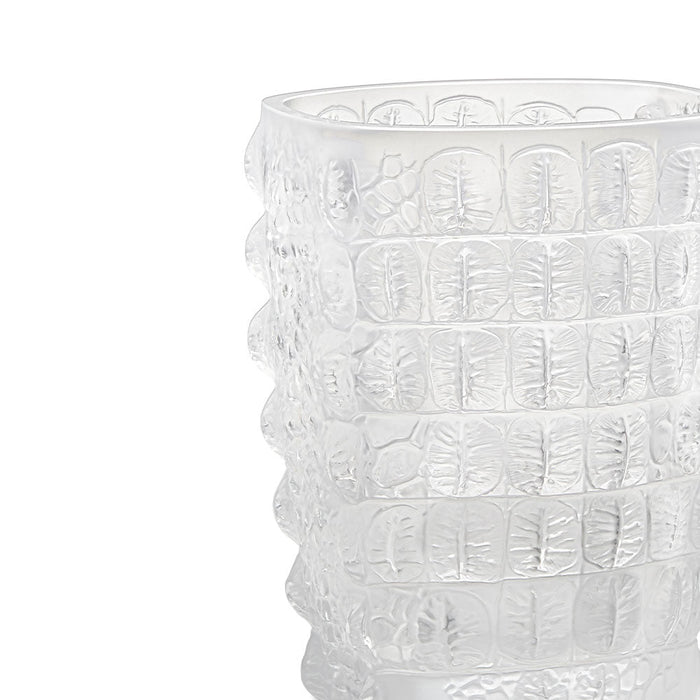 Lalique Empreinte Animale Croco Vase