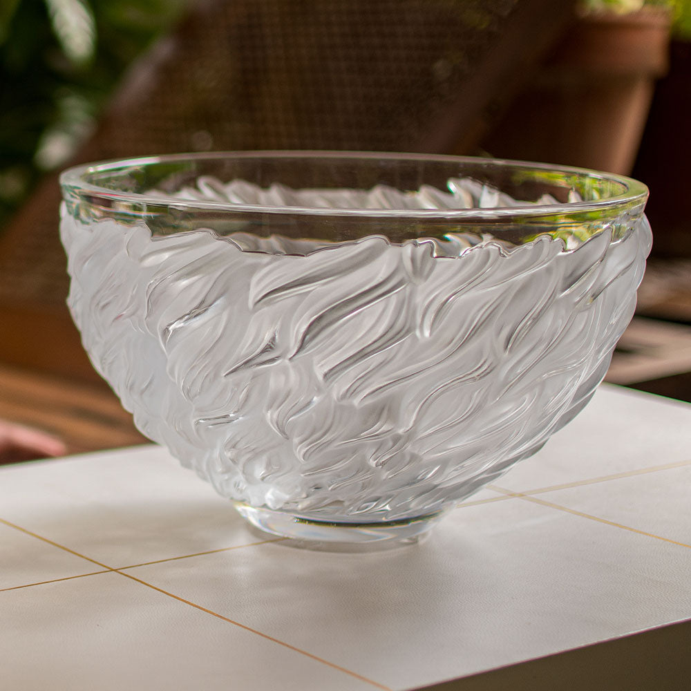 Lalique Empreinte Animale Fourrure Bowl