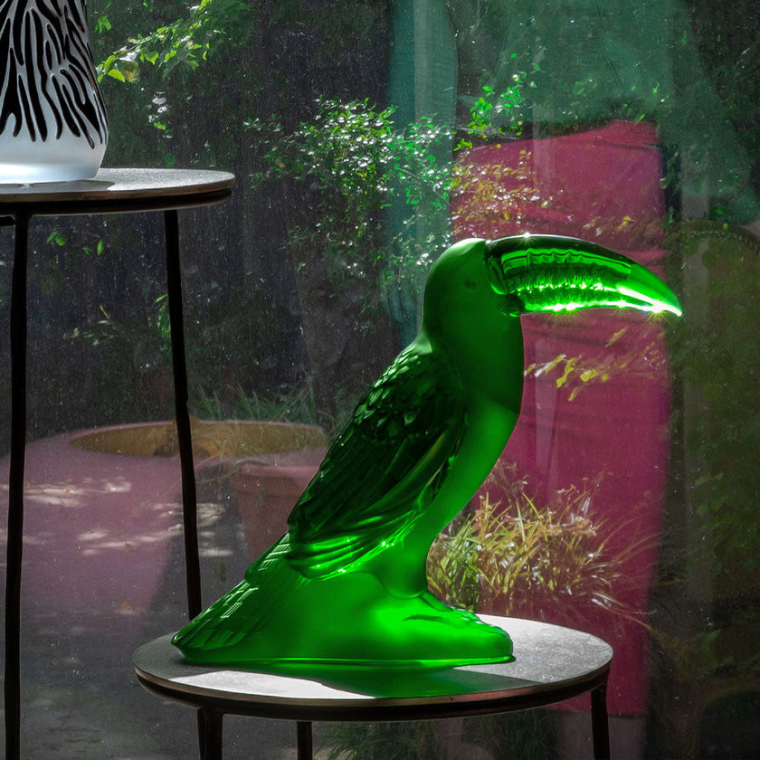 Lalique Empreinte Animale Toucan Sculpture