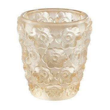 Lalique Anemones Votive Gold Luster