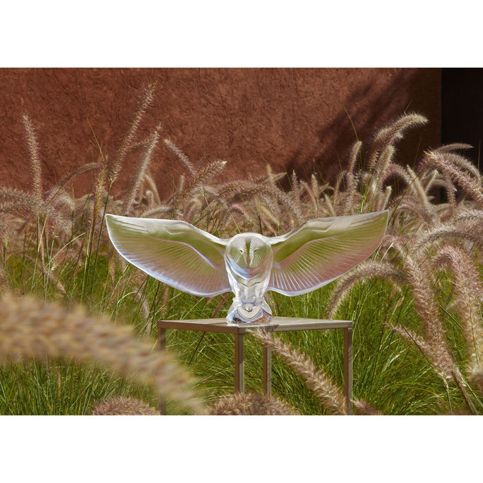 Lalique Barn Owl Sculpture