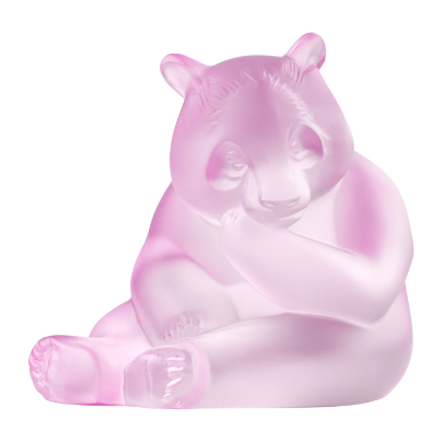 Lalique Panda Sculpture