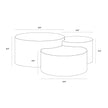 Sunpan Neo Coffee Tables - Set of 3