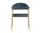 Sunpan Burgos Dining Armchair - Nono Petrol