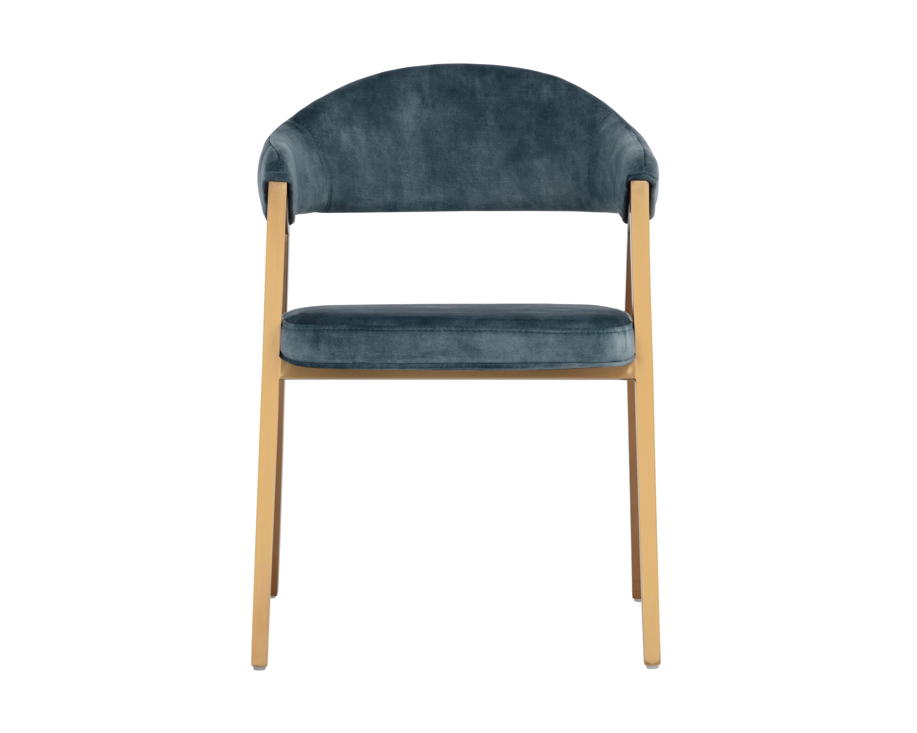 Sunpan Burgos Dining Armchair - Nono Petrol