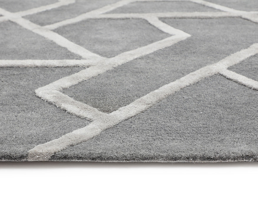 Sunpan Zizi Hand-Tufted Rug - Grey - 9' X 12'