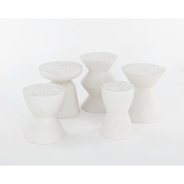 Sunpan Cara End Table - Terrazzo