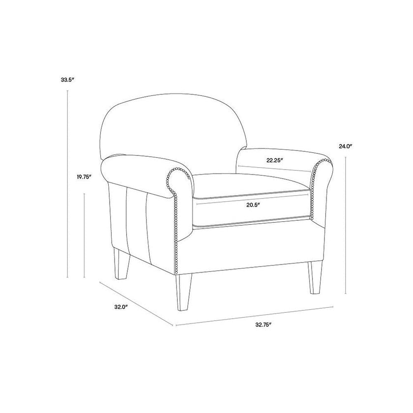 Sunpan Bastoni Lounge Chair