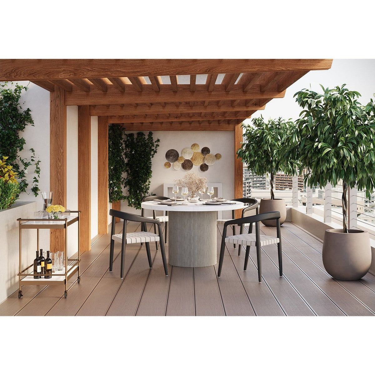 Sunpan Cayman Dining Armchair