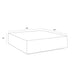 Sunpan Frezco Square Coffee Table