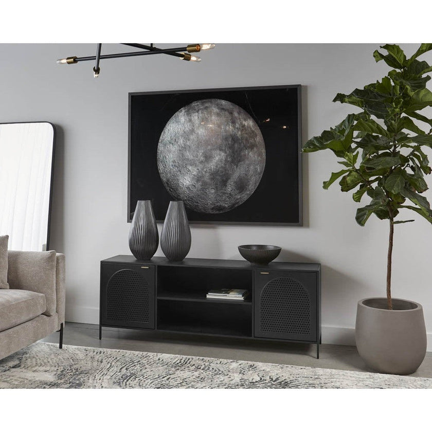 Sunpan Aziza Media Console And Cabinet