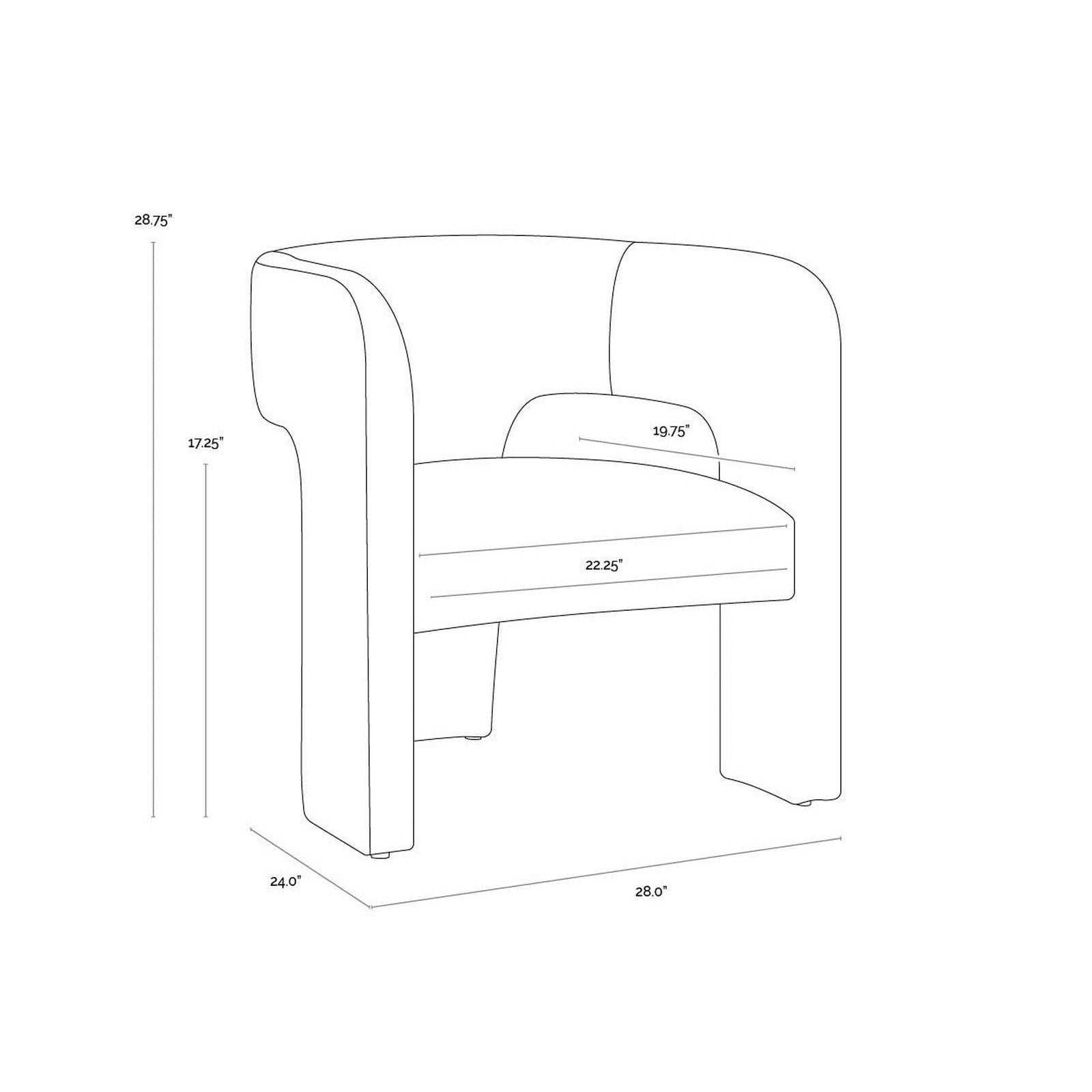 Sunpan Isidore Lounge Chair