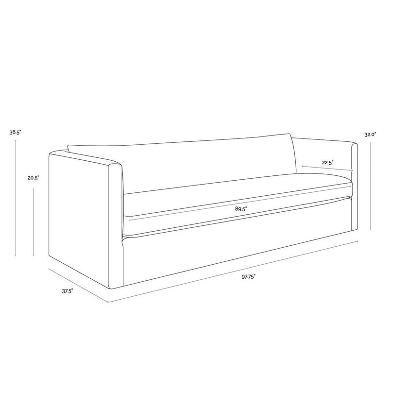 Sunpan Leander Sofa