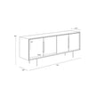 Sunpan Danbury Sideboard