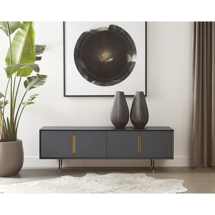 Sunpan Danbury Media Console And Cabinet