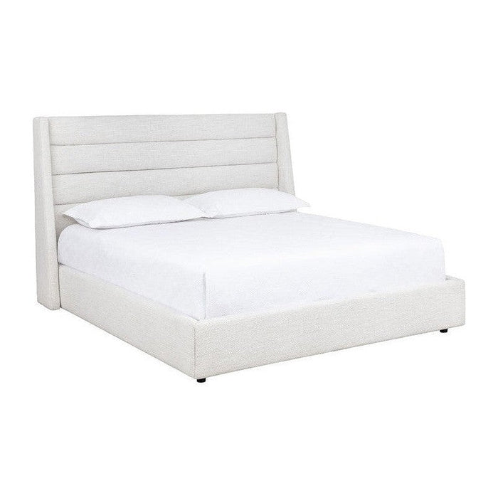 Sunpan Emmit Bed - King - Merino Pearl