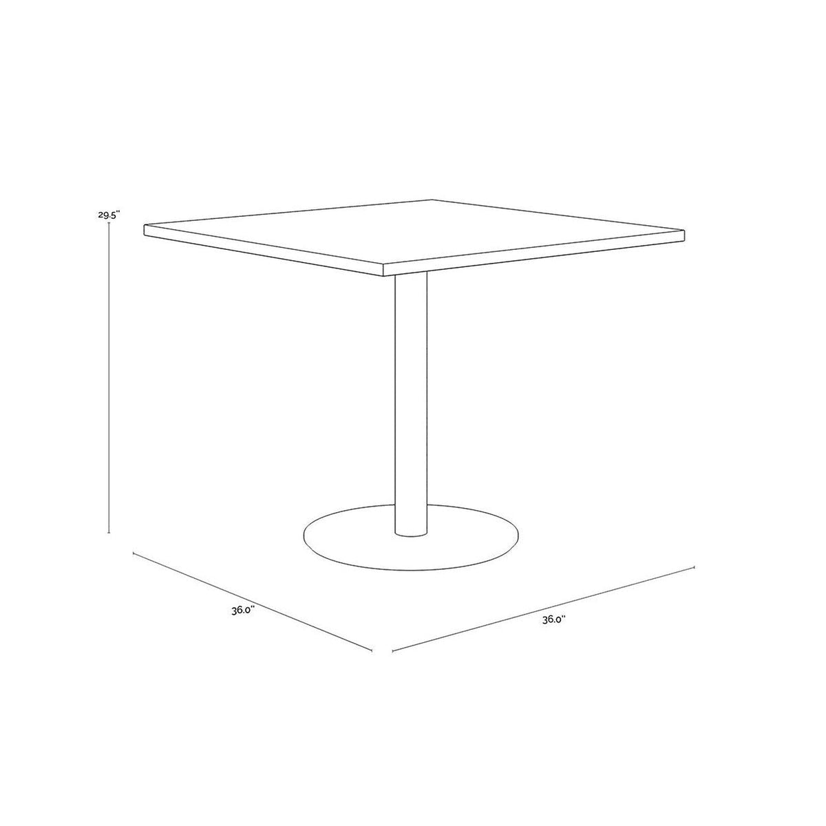 Sunpan Corina Bistro Table