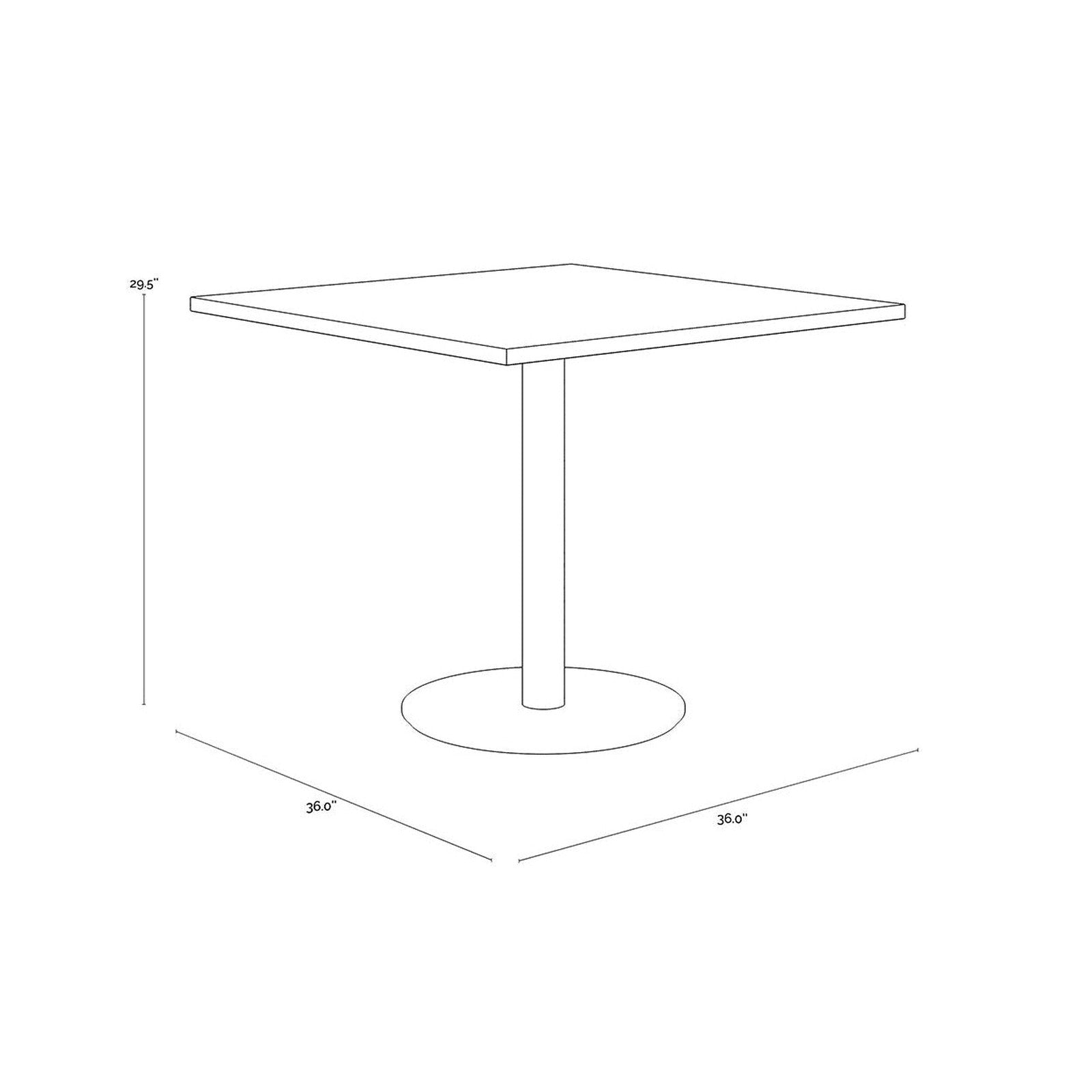 Sunpan Corina Bistro Table