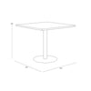 Sunpan Corina Bistro Table