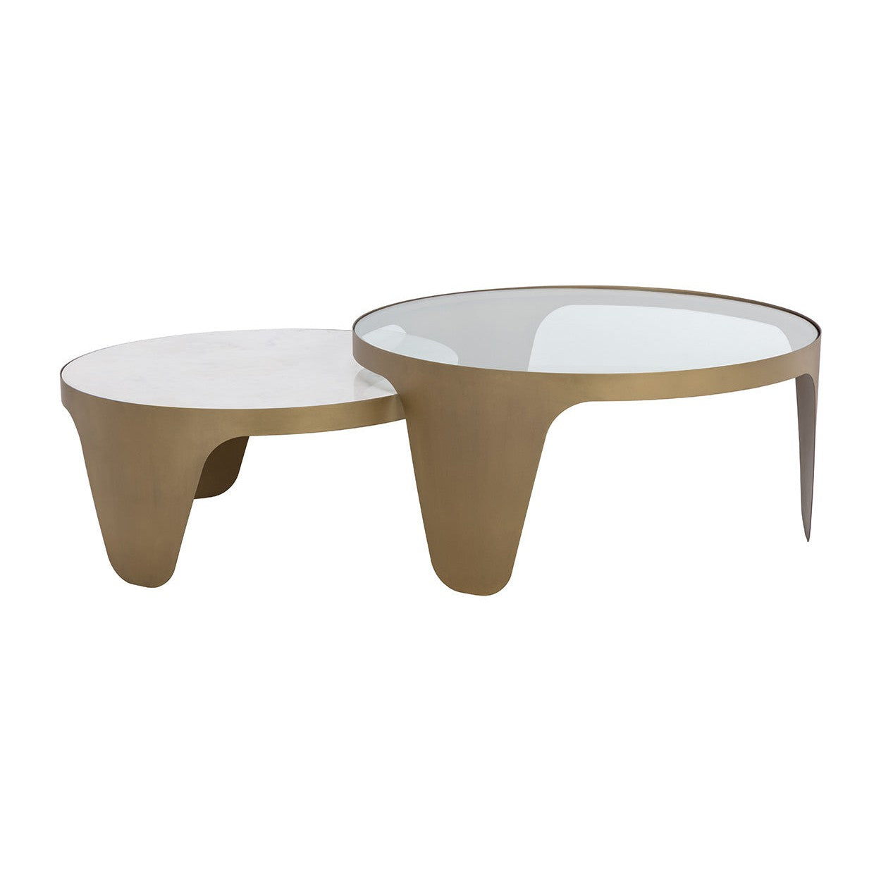 Sunpan Mysaria Nesting Coffee Tables - Set of 2