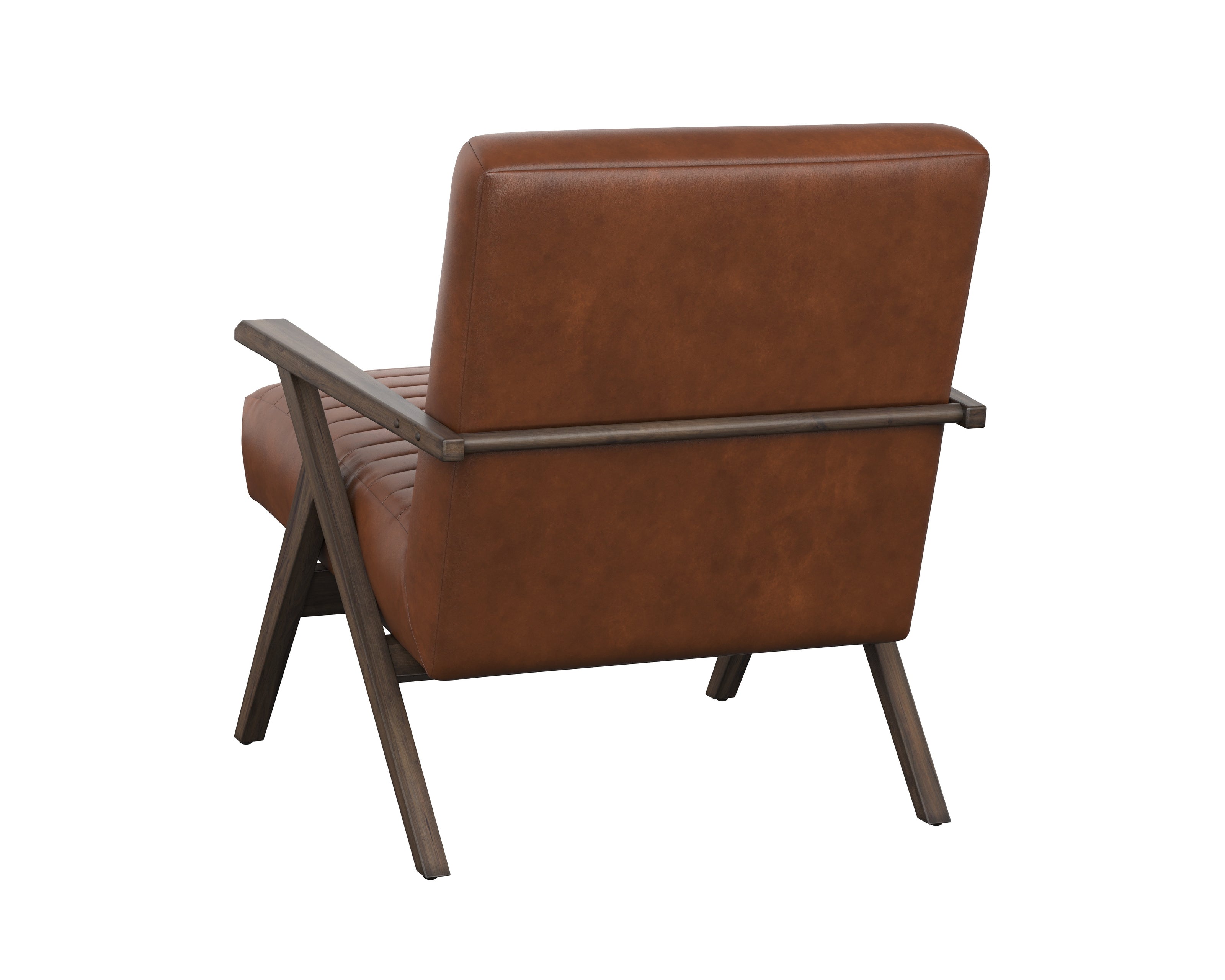 Sunpan Peyton Lounge Chair - Bravo Cognac