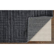 Feizy Redford 8670F Transitional Solid in Gray/Black
