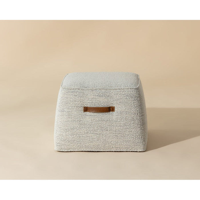 Sunpan Aspen Ottoman - Merino Cotton