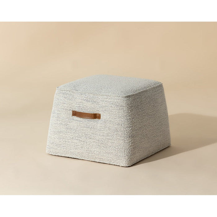 Sunpan Aspen Ottoman - Merino Cotton