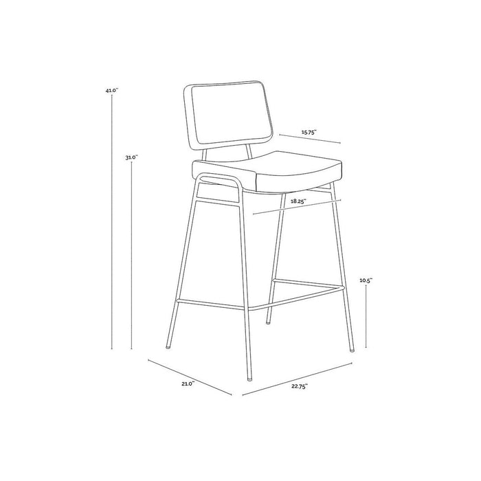 Sunpan Brinley Barstool