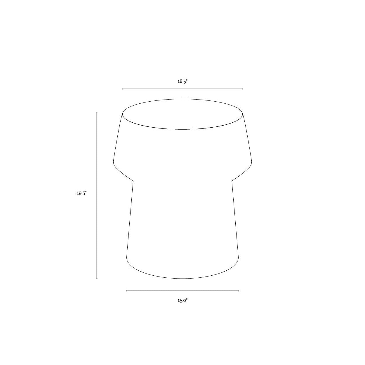 Sunpan Brie End Table