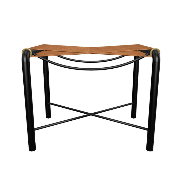 Sunpan Riz Stool - Tan Leather