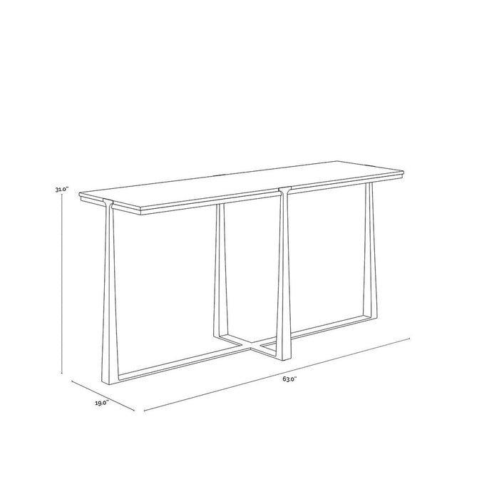 Sunpan Cowell Console Table