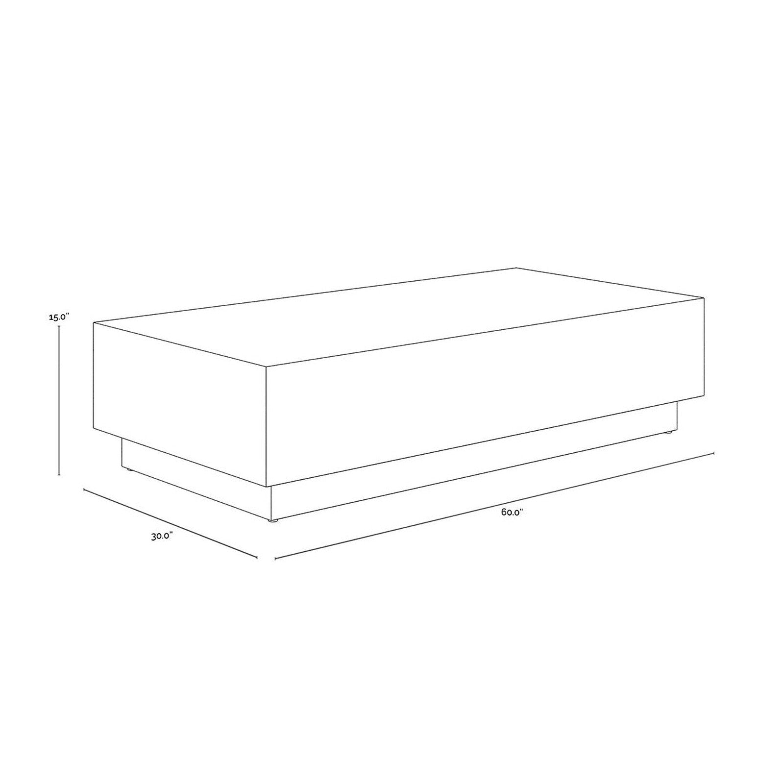 Sunpan Albans Coffee Table