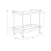 Sunpan Contardi Bar Cart